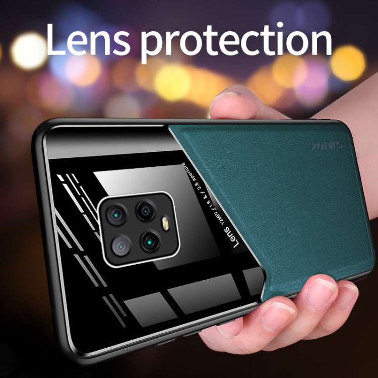 For Xiaomi Redmi 10X Pro 5G All-inclusive Leather + Organic Glass Phone Case with Metal Iron Sheet