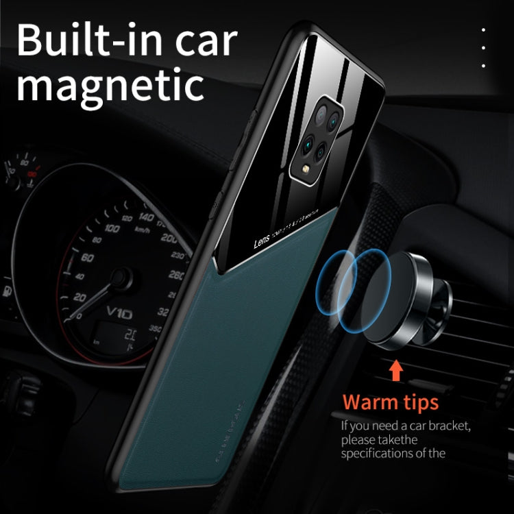 For Xiaomi Redmi 10X Pro 5G All-inclusive Leather + Organic Glass Phone Case with Metal Iron Sheet