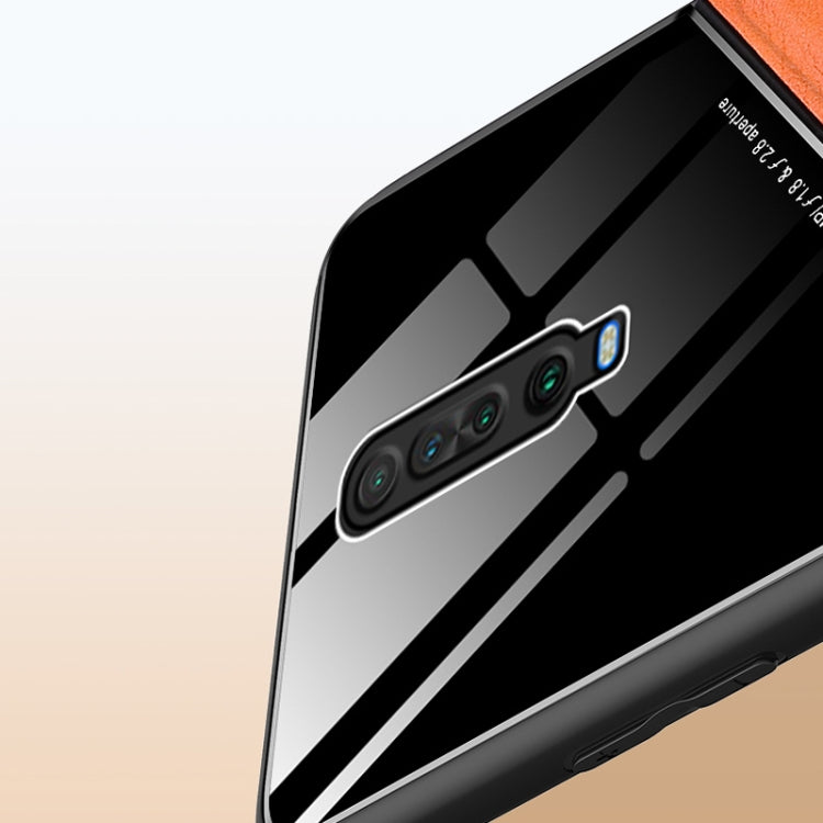 For Xiaomi Redmi K30 All-inclusive Leather + Organic Glass Phone Case with Metal Iron Sheet