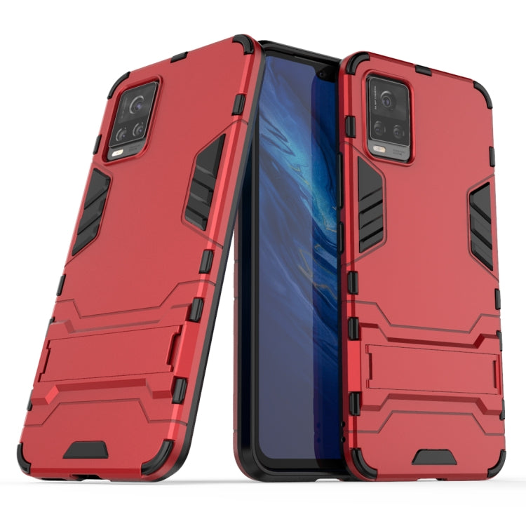 For Vivo S7 5G PC + TPU Shockproof Protective Case with Holder