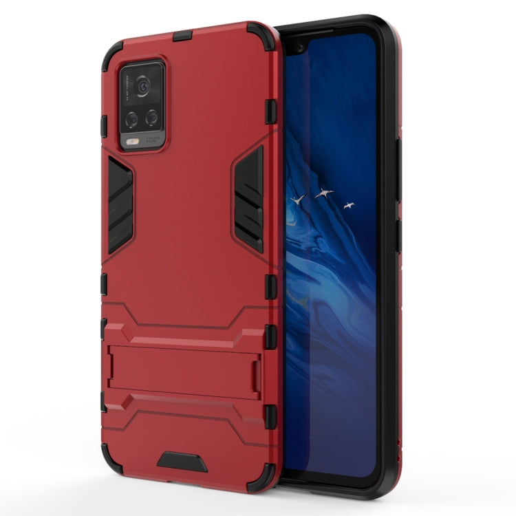 For Vivo S7 5G PC + TPU Shockproof Protective Case with Holder