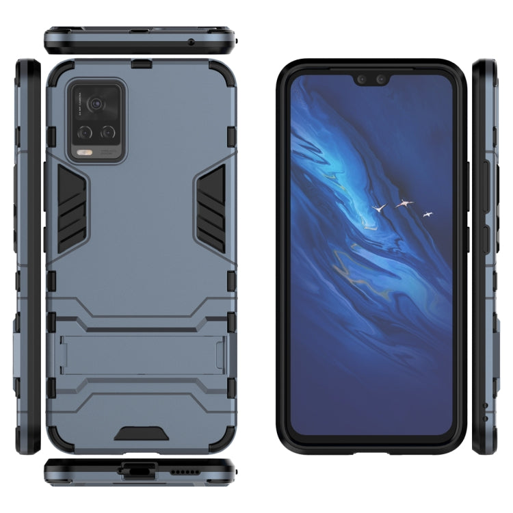 For Vivo S7 5G PC + TPU Shockproof Protective Case with Holder