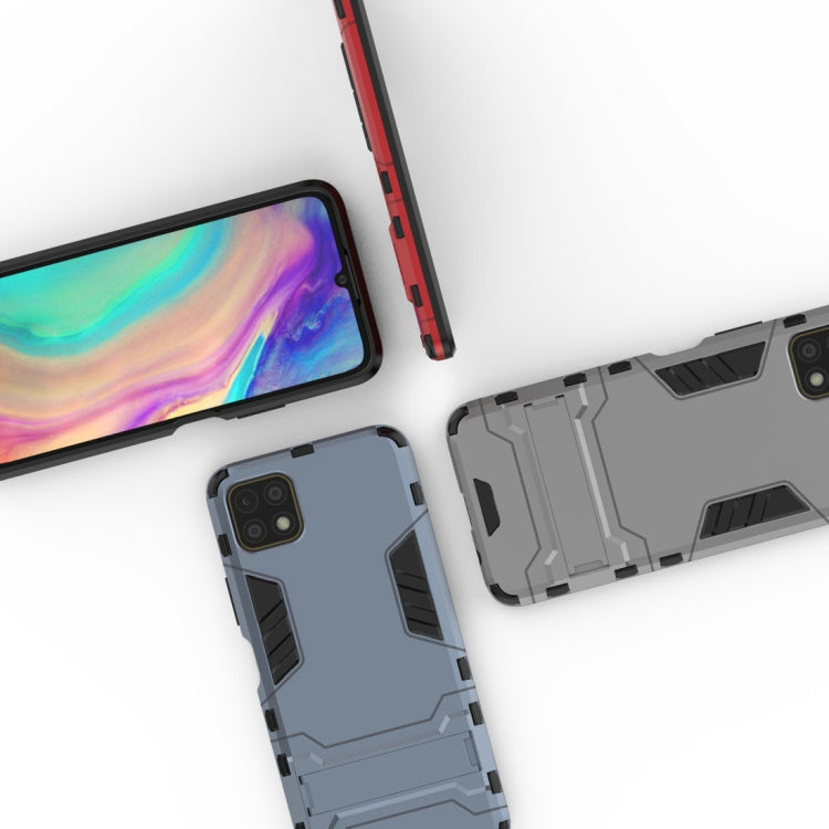 For Huawei Enjoy 20 PC + TPU Shockproof Protective Case with Holder