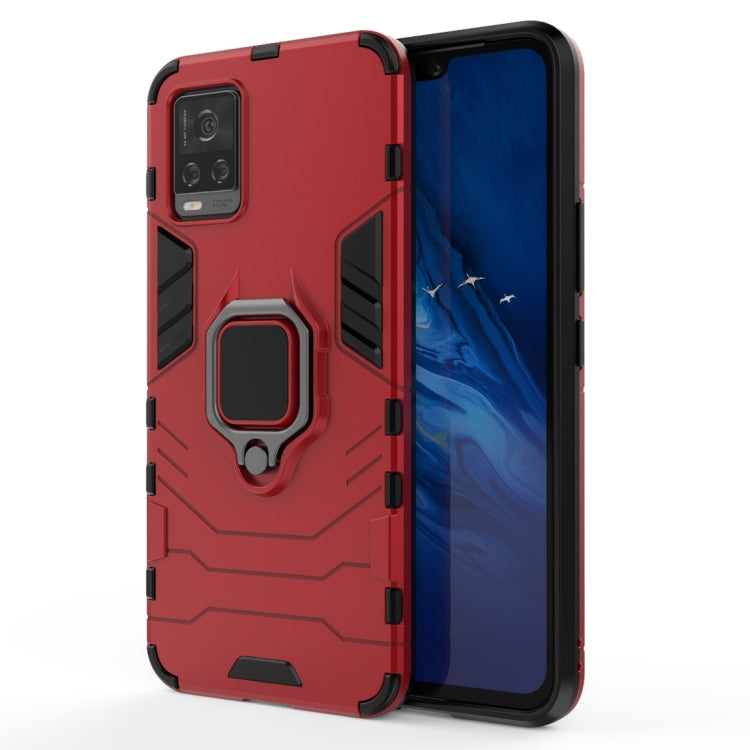 For Vivo S7 5G PC + TPU Anti-fall Protective Case with Ring Holder