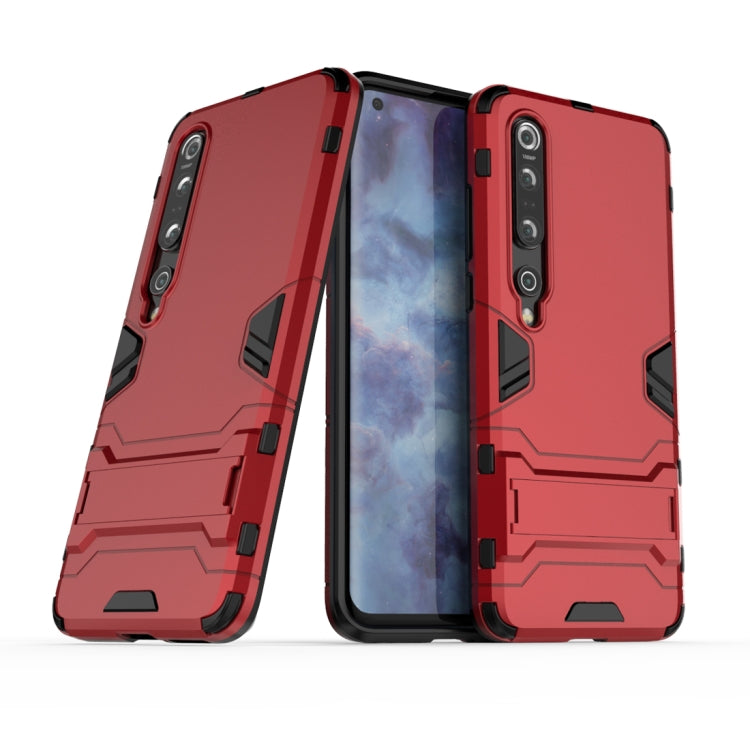 For Xiaomi Mi 10 Pro 5G PC + TPU Anti-fall Protective Case with Invisible Holder