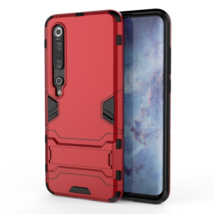For Xiaomi Mi 10 Pro 5G PC + TPU Anti-fall Protective Case with Invisible Holder