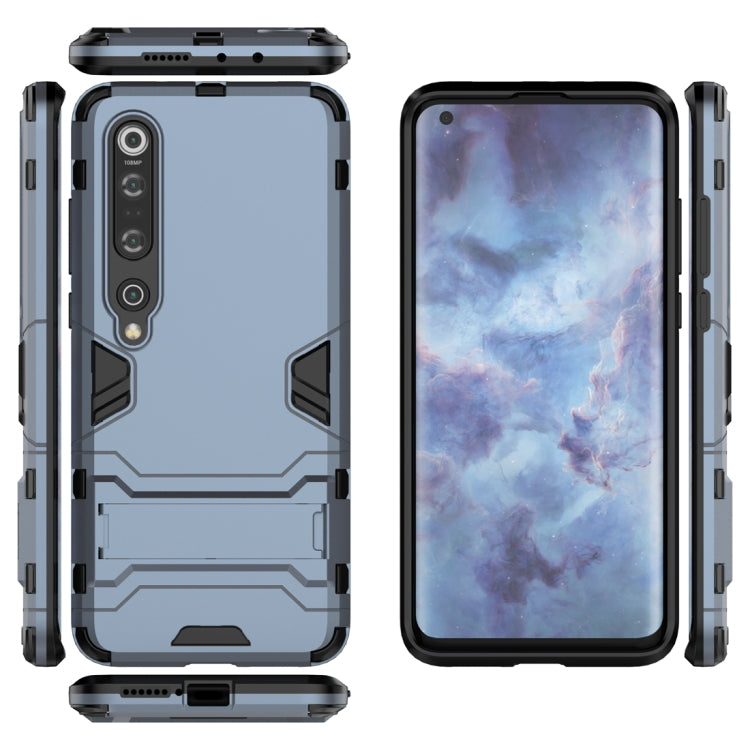 For Xiaomi Mi 10 Pro 5G PC + TPU Anti-fall Protective Case with Invisible Holder