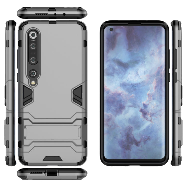 For Xiaomi Mi 10 Pro 5G PC + TPU Anti-fall Protective Case with Invisible Holder