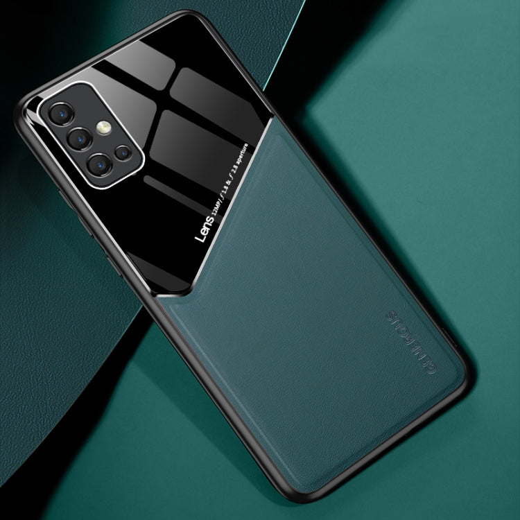 For Huawei Honor 30s All-inclusive Leather + Organic Glass Protective Case with Metal Iron Sheet