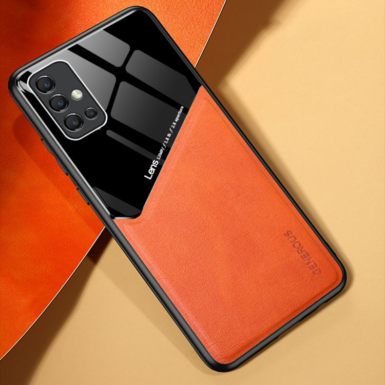 For Huawei Honor 30s All-inclusive Leather + Organic Glass Protective Case with Metal Iron Sheet