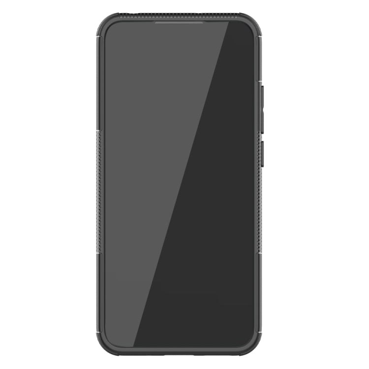 For Xiaomi Redmi 9C Tire Texture Shockproof TPU + PC Protective Case with Holder