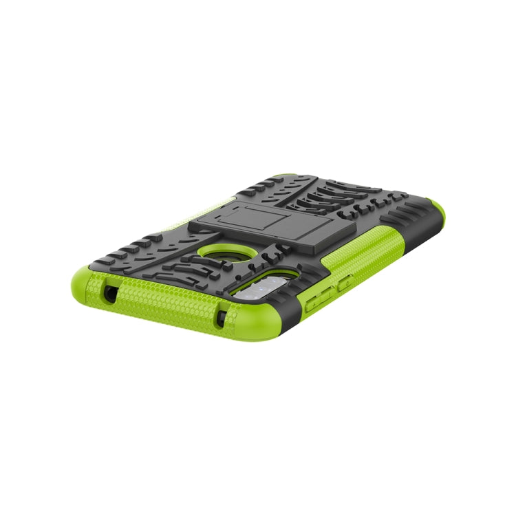 For Alcatel 3L (2020) Tire Texture Shockproof TPU + PC Protective Case with Holder