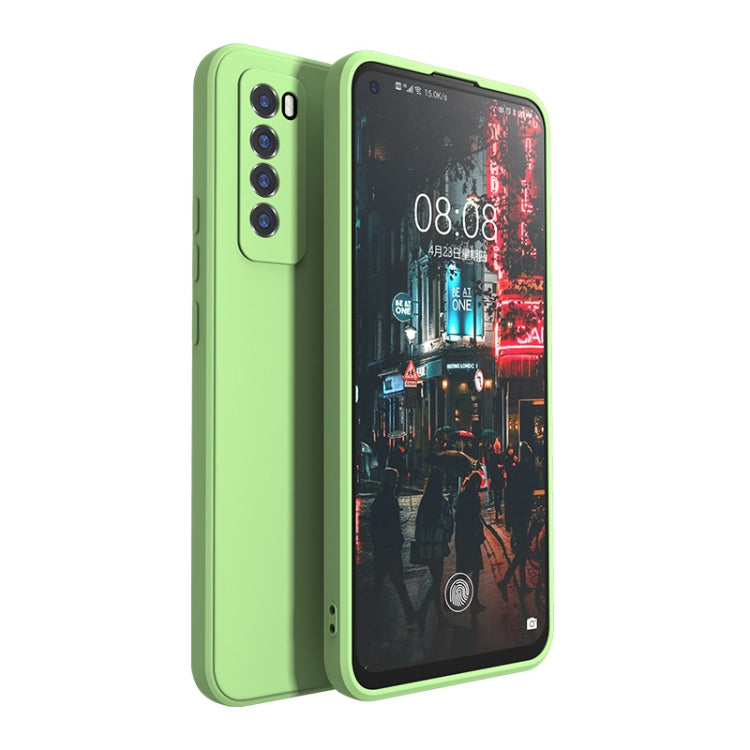 For Huawei Nova 7 Magic Cube Liquid Silicone Shockproof Full Coverage Protective Case