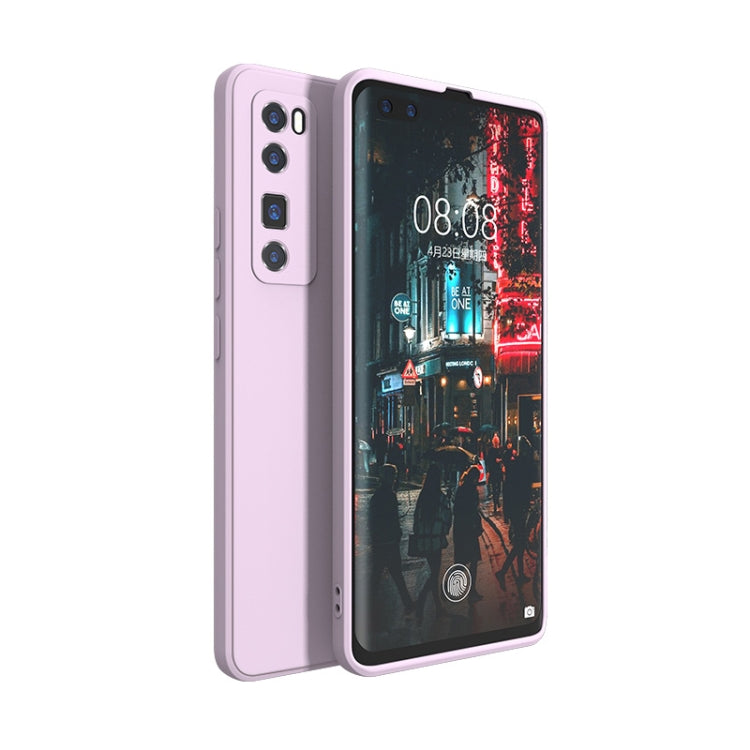 For Huawei Nova 7 Pro Magic Cube Liquid Silicone Shockproof Full Coverage Protective Case