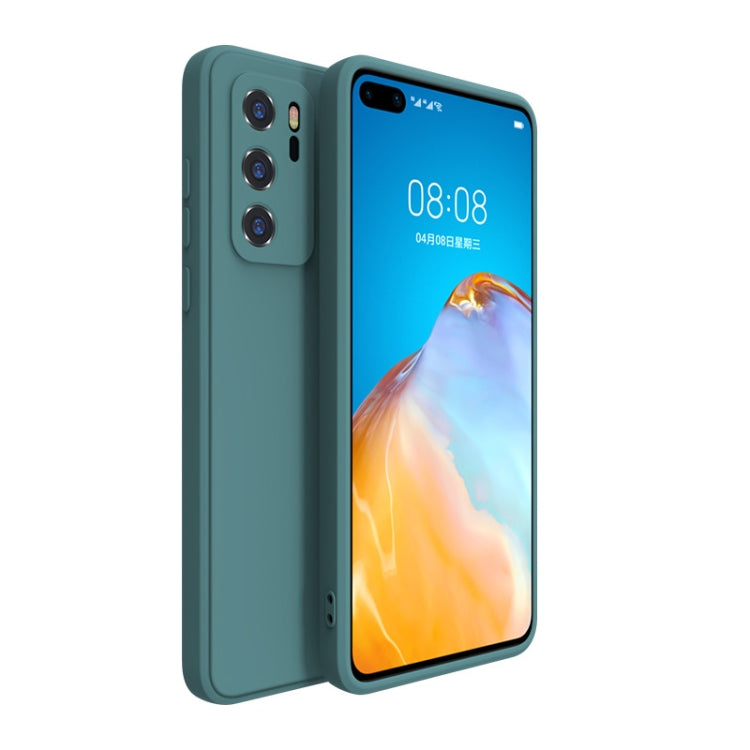 For Huawei P40 Magic Cube Liquid Silicone Shockproof Full Coverage Protective Case