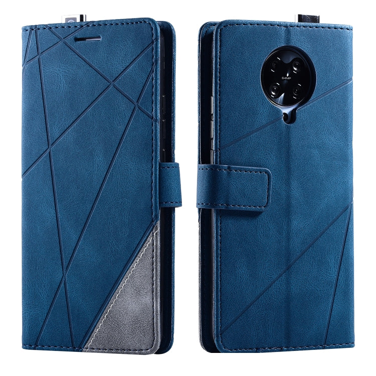 For Xiaomi Redmi K30 Pro Skin Feel Splicing Horizontal Flip Leather Case with Holder & Card Slots & Wallet & Photo Frame