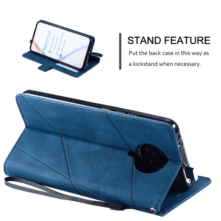 For Xiaomi Redmi K30 Pro Skin Feel Splicing Horizontal Flip Leather Case with Holder & Card Slots & Wallet & Photo Frame