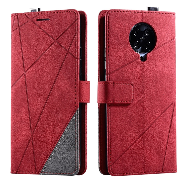 For Xiaomi Redmi K30 Pro Skin Feel Splicing Horizontal Flip Leather Case with Holder & Card Slots & Wallet & Photo Frame