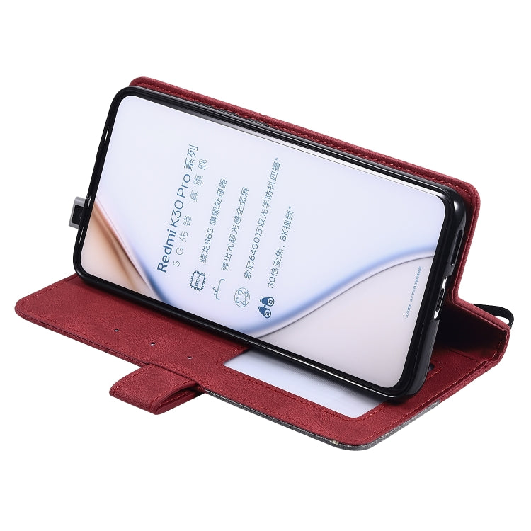 For Xiaomi Redmi K30 Pro Skin Feel Splicing Horizontal Flip Leather Case with Holder & Card Slots & Wallet & Photo Frame