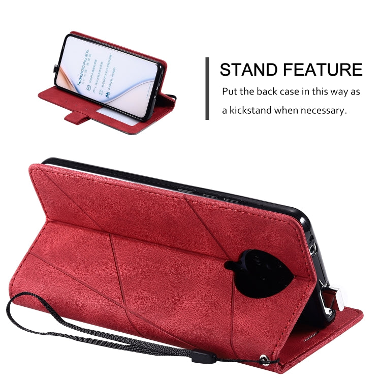For Xiaomi Redmi K30 Pro Skin Feel Splicing Horizontal Flip Leather Case with Holder & Card Slots & Wallet & Photo Frame