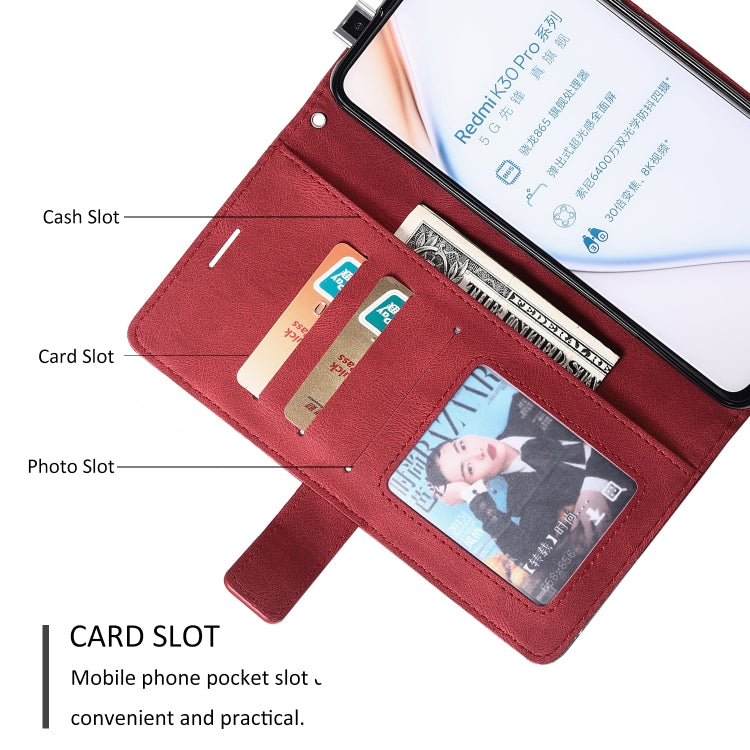 For Xiaomi Redmi K30 Pro Skin Feel Splicing Horizontal Flip Leather Case with Holder & Card Slots & Wallet & Photo Frame