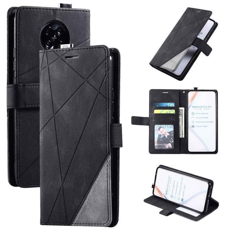 For Xiaomi Redmi K30 Pro Skin Feel Splicing Horizontal Flip Leather Case with Holder & Card Slots & Wallet & Photo Frame