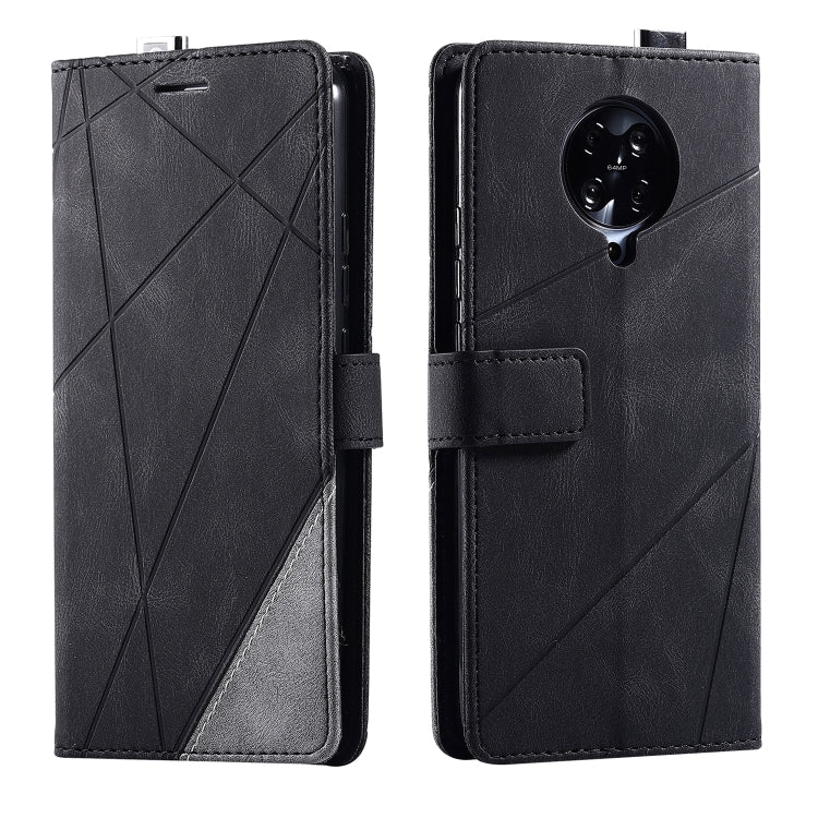 For Xiaomi Redmi K30 Pro Skin Feel Splicing Horizontal Flip Leather Case with Holder & Card Slots & Wallet & Photo Frame