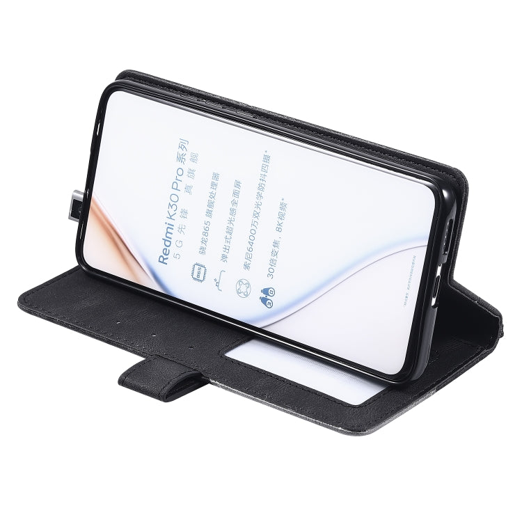 For Xiaomi Redmi K30 Pro Skin Feel Splicing Horizontal Flip Leather Case with Holder & Card Slots & Wallet & Photo Frame