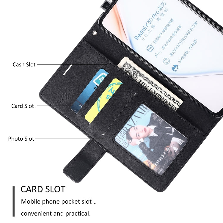 For Xiaomi Redmi K30 Pro Skin Feel Splicing Horizontal Flip Leather Case with Holder & Card Slots & Wallet & Photo Frame
