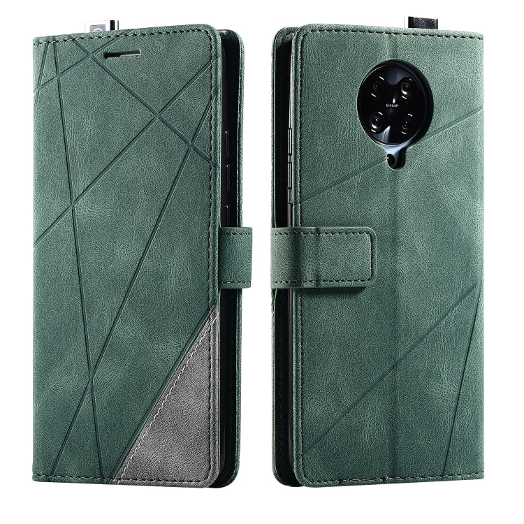 For Xiaomi Redmi K30 Pro Skin Feel Splicing Horizontal Flip Leather Case with Holder & Card Slots & Wallet & Photo Frame