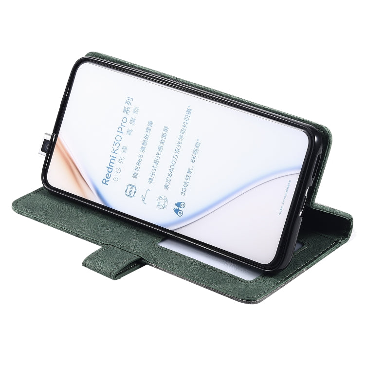 For Xiaomi Redmi K30 Pro Skin Feel Splicing Horizontal Flip Leather Case with Holder & Card Slots & Wallet & Photo Frame