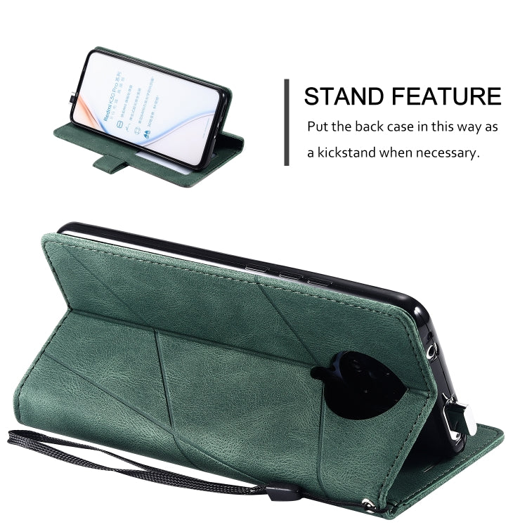 For Xiaomi Redmi K30 Pro Skin Feel Splicing Horizontal Flip Leather Case with Holder & Card Slots & Wallet & Photo Frame