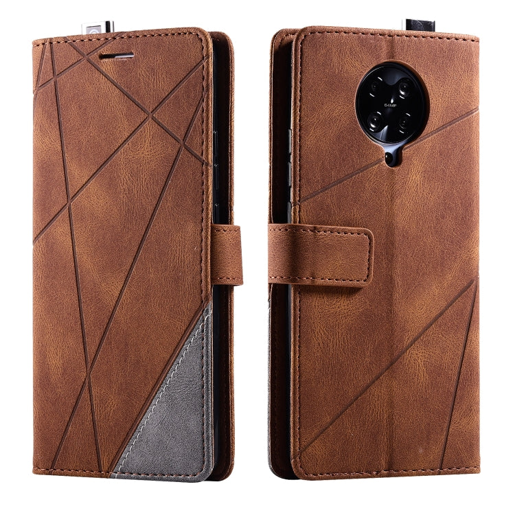 For Xiaomi Redmi K30 Pro Skin Feel Splicing Horizontal Flip Leather Case with Holder & Card Slots & Wallet & Photo Frame
