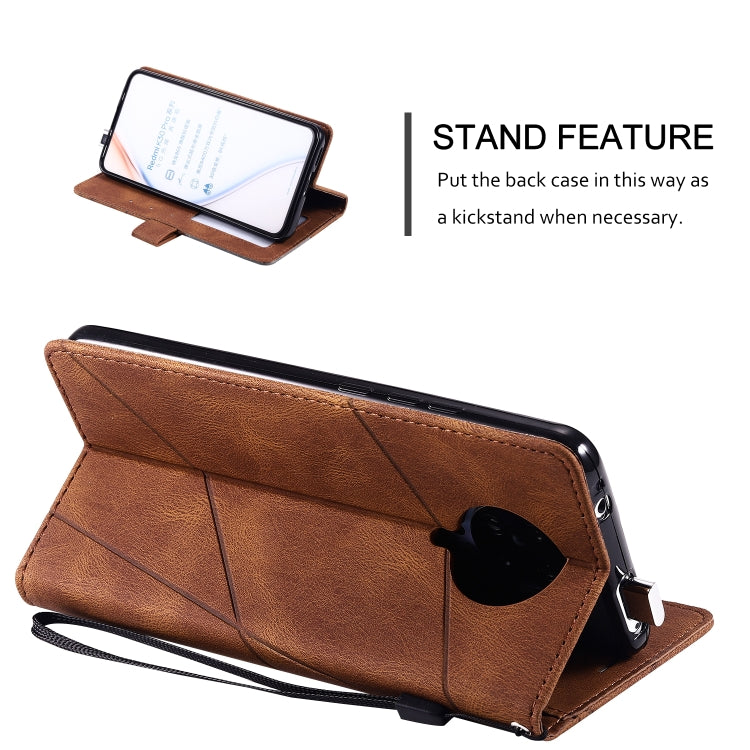 For Xiaomi Redmi K30 Pro Skin Feel Splicing Horizontal Flip Leather Case with Holder & Card Slots & Wallet & Photo Frame