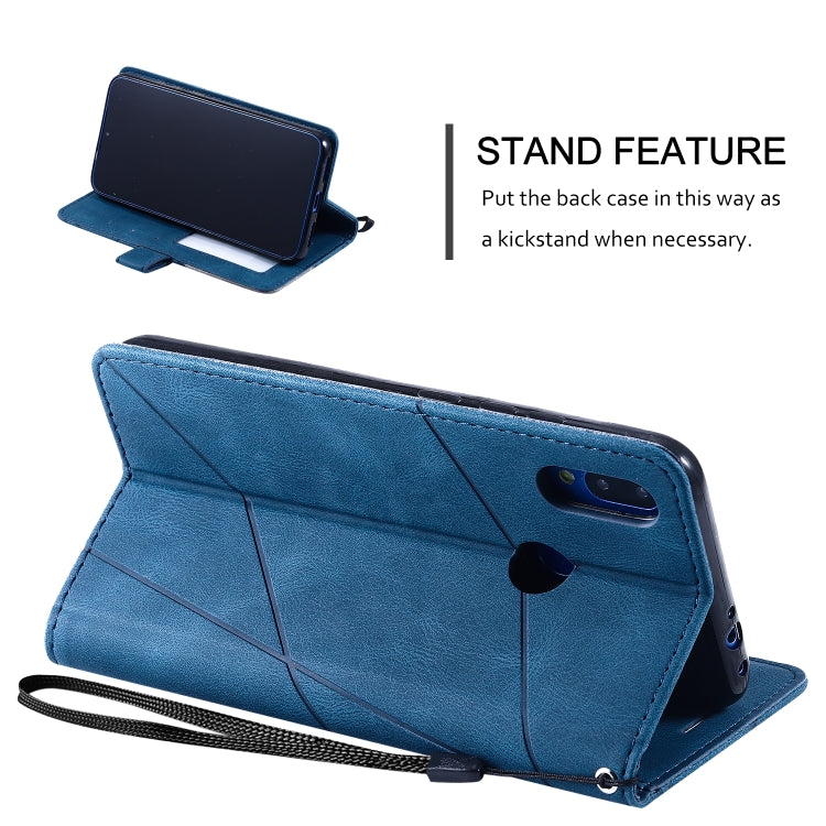 For Xiaomi Redmi Note 7 / Note 7 Pro Skin Feel Splicing Horizontal Flip Leather Case with Holder & Card Slots & Wallet & Photo Frame
