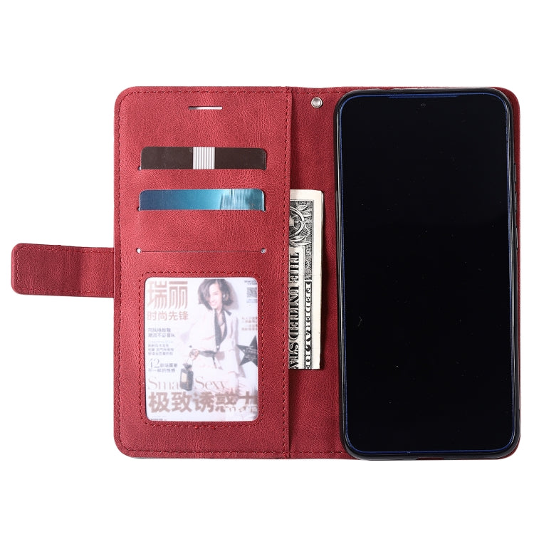 For Xiaomi Redmi Note 7 / Note 7 Pro Skin Feel Splicing Horizontal Flip Leather Case with Holder & Card Slots & Wallet & Photo Frame
