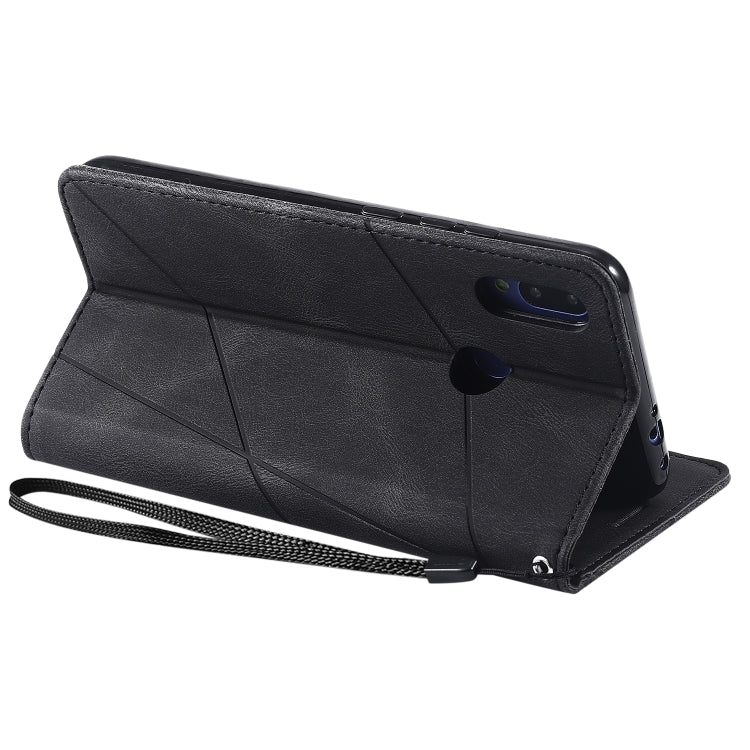 For Xiaomi Redmi Note 7 / Note 7 Pro Skin Feel Splicing Horizontal Flip Leather Case with Holder & Card Slots & Wallet & Photo Frame