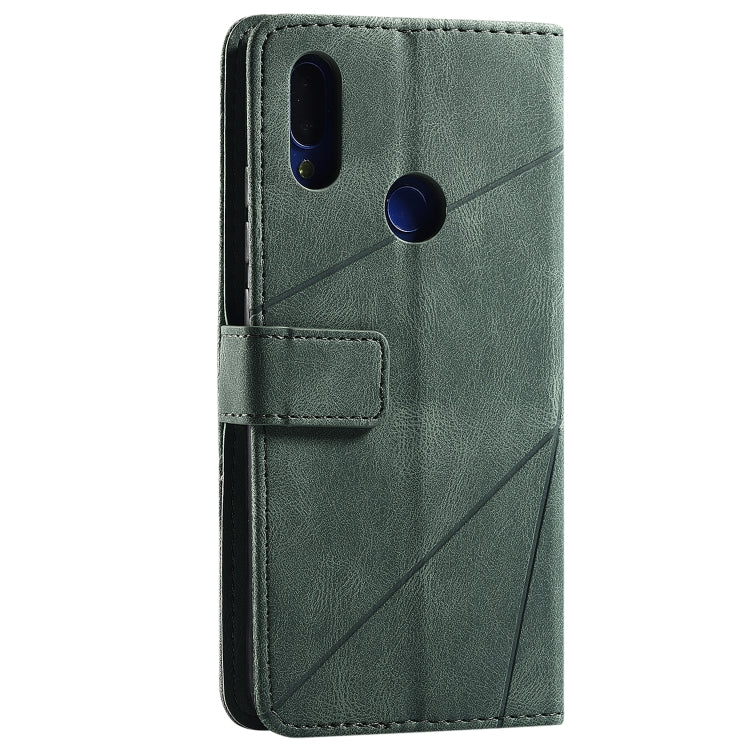 For Xiaomi Redmi Note 7 / Note 7 Pro Skin Feel Splicing Horizontal Flip Leather Case with Holder & Card Slots & Wallet & Photo Frame