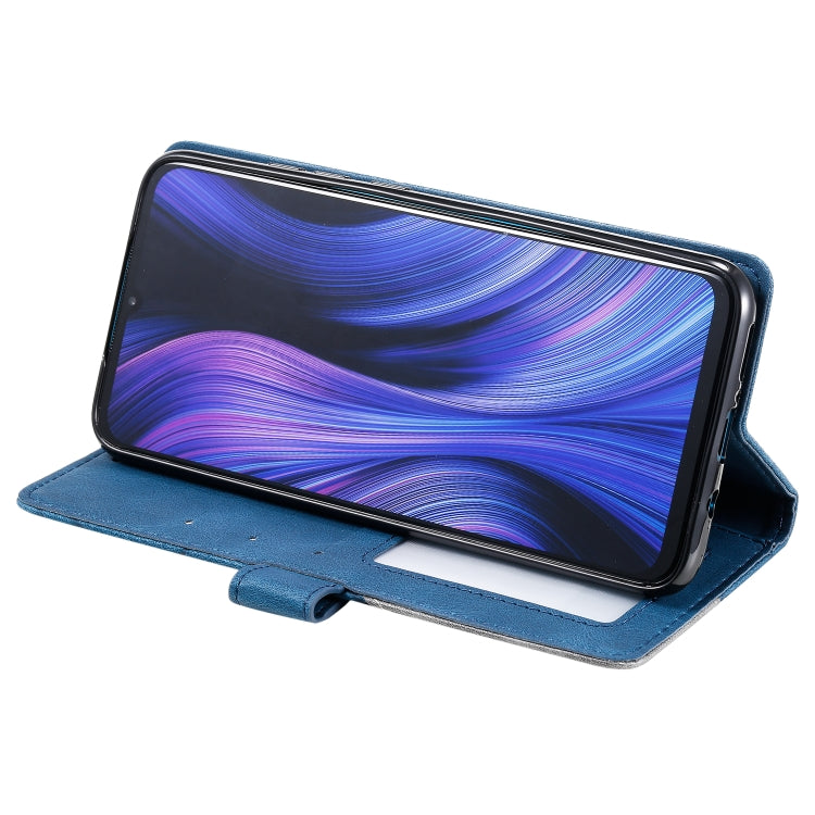 For Xiaomi Redmi 10X Pro 5G / 10X 5G Skin Feel Splicing Horizontal Flip Leather Case with Holder & Card Slots & Wallet & Photo Frame