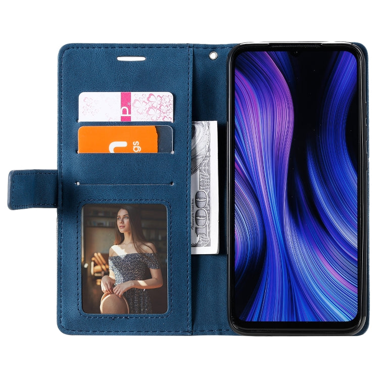 For Xiaomi Redmi 10X Pro 5G / 10X 5G Skin Feel Splicing Horizontal Flip Leather Case with Holder & Card Slots & Wallet & Photo Frame