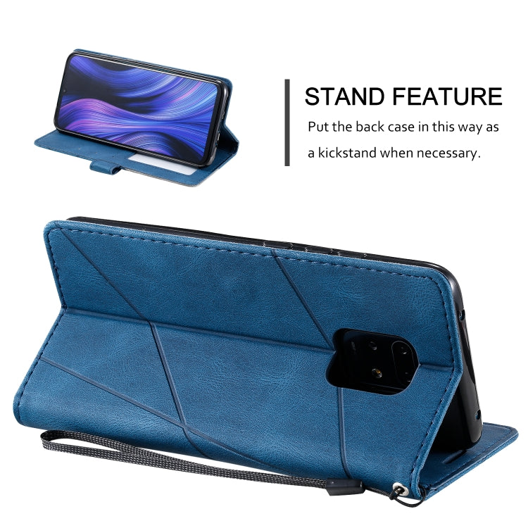 For Xiaomi Redmi 10X Pro 5G / 10X 5G Skin Feel Splicing Horizontal Flip Leather Case with Holder & Card Slots & Wallet & Photo Frame