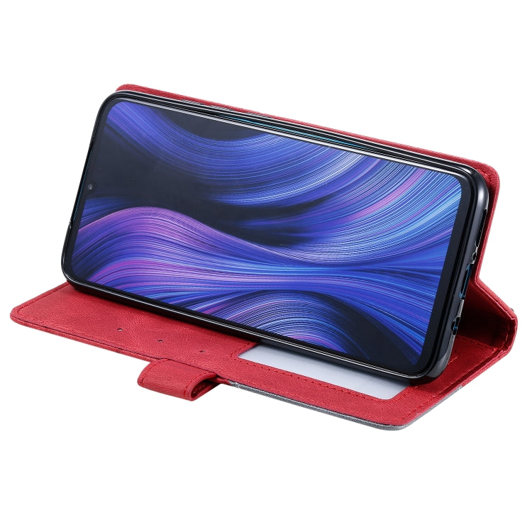 For Xiaomi Redmi 10X Pro 5G / 10X 5G Skin Feel Splicing Horizontal Flip Leather Case with Holder & Card Slots & Wallet & Photo Frame