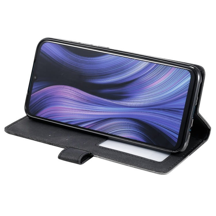 For Xiaomi Redmi 10X Pro 5G / 10X 5G Skin Feel Splicing Horizontal Flip Leather Case with Holder & Card Slots & Wallet & Photo Frame