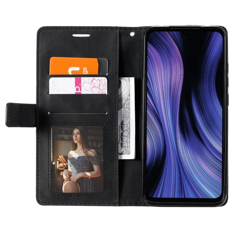 For Xiaomi Redmi 10X Pro 5G / 10X 5G Skin Feel Splicing Horizontal Flip Leather Case with Holder & Card Slots & Wallet & Photo Frame