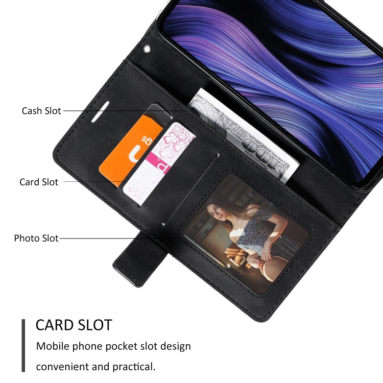 For Xiaomi Redmi 10X Pro 5G / 10X 5G Skin Feel Splicing Horizontal Flip Leather Case with Holder & Card Slots & Wallet & Photo Frame