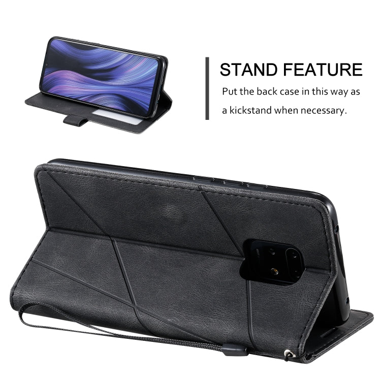 For Xiaomi Redmi 10X Pro 5G / 10X 5G Skin Feel Splicing Horizontal Flip Leather Case with Holder & Card Slots & Wallet & Photo Frame