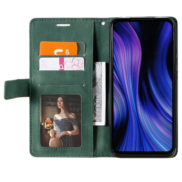 For Xiaomi Redmi 10X Pro 5G / 10X 5G Skin Feel Splicing Horizontal Flip Leather Case with Holder & Card Slots & Wallet & Photo Frame