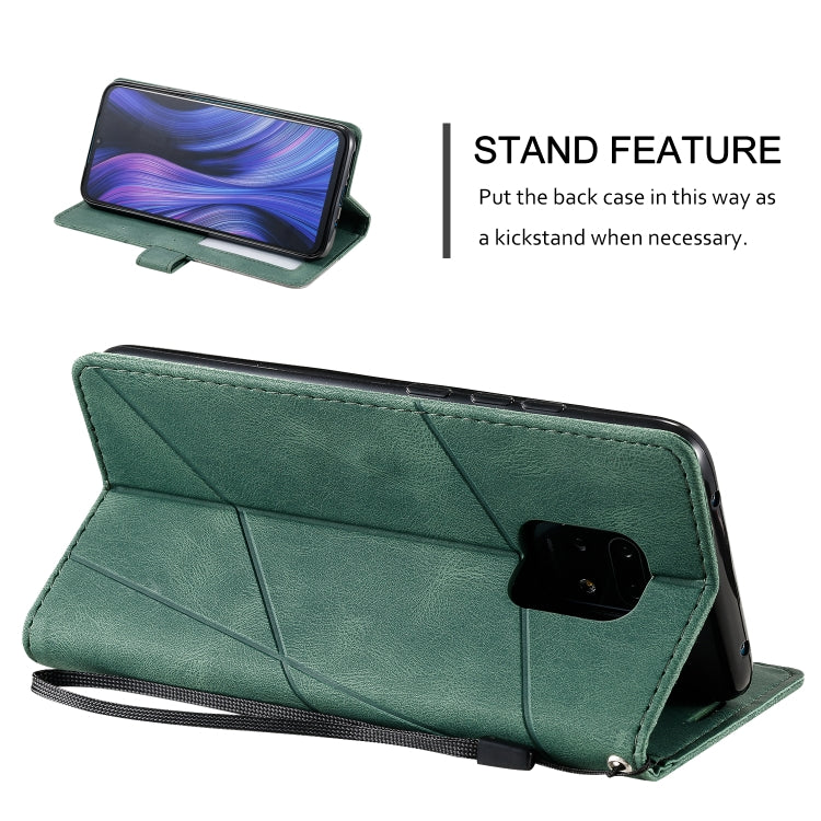 For Xiaomi Redmi 10X Pro 5G / 10X 5G Skin Feel Splicing Horizontal Flip Leather Case with Holder & Card Slots & Wallet & Photo Frame