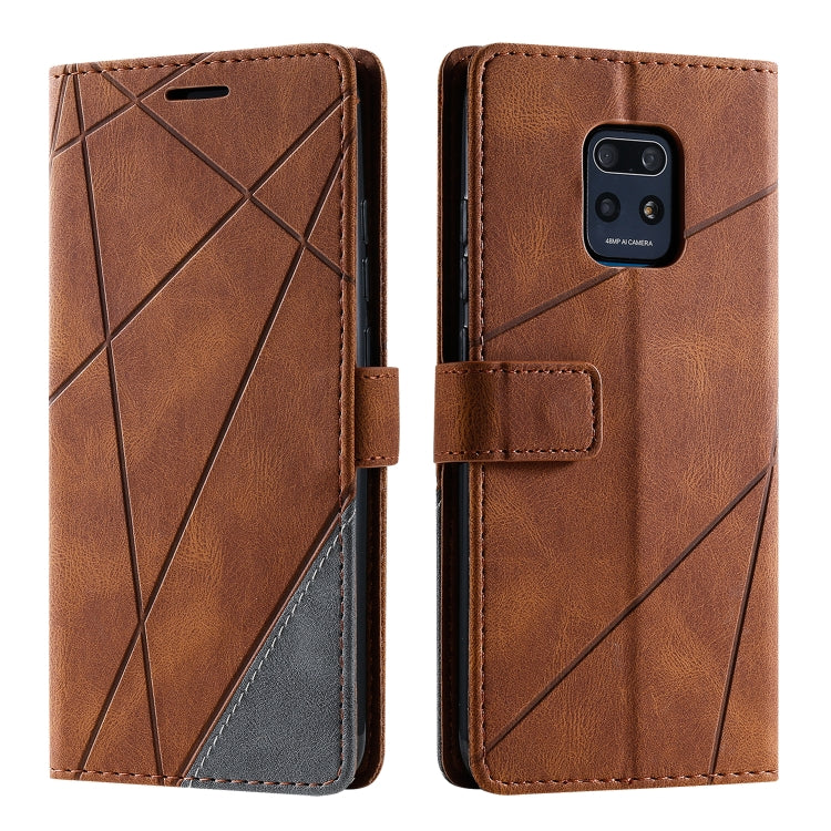 For Xiaomi Redmi 10X Pro 5G / 10X 5G Skin Feel Splicing Horizontal Flip Leather Case with Holder & Card Slots & Wallet & Photo Frame