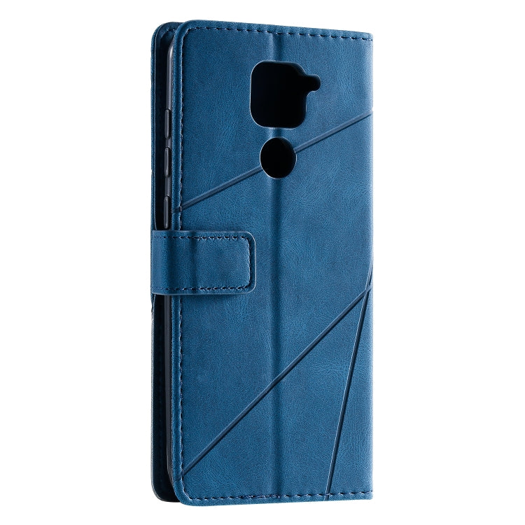 For Xiaomi Redmi Note 9 Skin Feel Splicing Horizontal Flip Leather Case with Holder & Card Slots & Wallet & Photo Frame